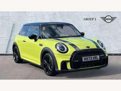 Zesty yellow Used 2023 Mini Cooper Premium Hatchback | £24,475 (Fair price)