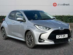 Silver Used 2022 Toyota Yaris Hybrid Design Hatchback | £16,639 (Good price)
