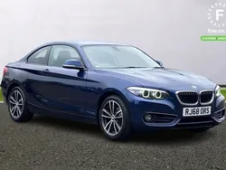 Blue Used 2018 BMW 218 Comfort Edition Coupe | £11,899 (Good price)