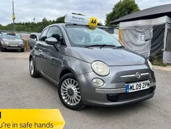 Grey Used 2009 Fiat 500 Lounge Hatchback | £2,490 (A bit pricey)
