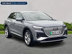 Grey Used 2025 Audi Q4 e-tron S-Line SUV | £35,620 (Good price)