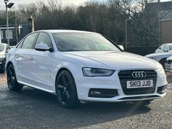 White Used 2013 Audi A4 S-Line Sedan | £6,995 (Expensive)