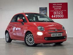 Glam coral Used 2020 Fiat 500 Lounge Hatchback | £7,750 (Fair price)
