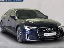 Blue Used 2024 Audi A6 S-Line Sedan | £32,463 (Fair price)
