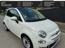 White Used 2017 Fiat 500 Lounge Hatchback | £6,150 (Fair price)
