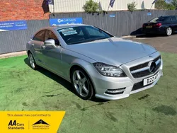 Silver Used 2014 Mercedes CLS350 AMG Coupe | £9,995 (Fair price)