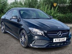 Black Used 2018 Mercedes CLA220 AMG line Sedan | £18,999 (A bit pricey)