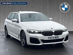 White Used 2024 BMW 530e M Sport Estate | £33,599 (Fair price)