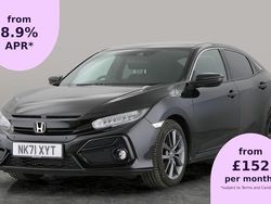 Black Used 2021 Honda Civic SR Hatchback | £12,538 (Fair price)