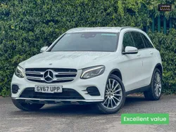 White Used 2018 Mercedes GLC220 AMG line SUV | £17,795 (Good price)