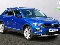Blue Used 2020 VW T-Roc SEL SUV | £19,599 (Fair price)