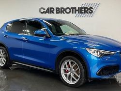 Blue Used 2017 Alfa Romeo Stelvio SUV | £15,495 (A bit pricey)