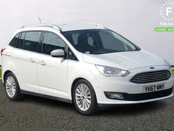 White Used 2017 Ford Grand C-Max Titanium MPV | £9,699 (Fair price)