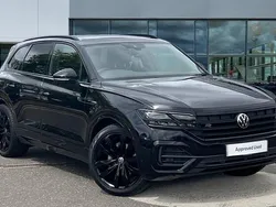 Deep black Used 2021 VW Touareg Black Edition SUV | £42,368 (A bit pricey)