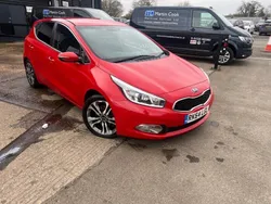 Red Used 2014 Kia Ceed 4 Hatchback | £4,300 (Fair price)