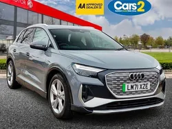 Grey Used 2021 Audi Q4 e-tron S-Line SUV | £19,990 (Fair price)