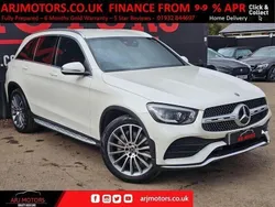 White Used 2019 Mercedes GLC220 AMG Line Premium Estate | £23,450 (Fair price)