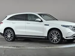 White Used 2022 Mercedes EQC400 AMG line SUV | £25,298 (Fair price)