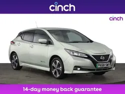 Silver Used 2018 Nissan Leaf Tekna Hatchback | £8,299 (Fair price)