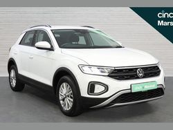 White Used 2023 VW T-Roc Life SUV | £19,086 (Fair price)