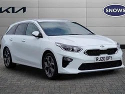 White Used 2020 Kia Ceed 3 | £11,199 (Fair price)