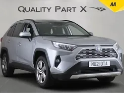 Silver Used 2021 Toyota RAV4 Hybrid Design SUV | £19,580 (Fair price)