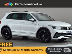 White Used 2021 VW Tiguan R-line SUV | £20,697 (Fair price)