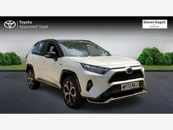 White/black Used 2022 Toyota RAV4 Hybrid SUV | £31,239 (Fair price)