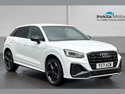 Glacier white metallic Used 2022 Audi Q2 Black Edition SUV | £22,250 (Fair price)