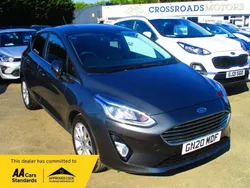 Grey Used 2020 Ford Fiesta Titanium Hatchback | £10,595 (Fair price)