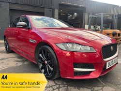 Red Used 2017 Jaguar XF R-Sport Sedan | £7,990 (Fair price)