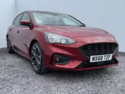 Red Used 2019 Ford Focus ST-Line X Hatchback | £10,995 (Fair price)