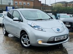 Silver Used 2012 Nissan Leaf Hatchback | £2,795