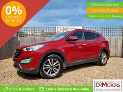 Red Used 2016 Hyundai Santa Fe Premium SUV | £8,640 (Good price)