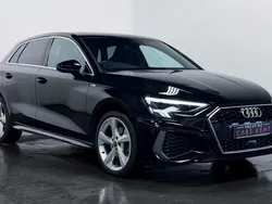 Black Used 2024 Audi A3 Sportback e-tron S-Line Sedan | £25,149 (Fair price)