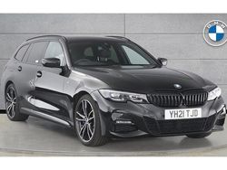 Black sapphire metallic paint Used 2021 BMW 320 M Sport | £28,495 (Expensive)