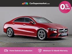 Red Used 2020 Mercedes CLA200 AMG line Coupe | £29,697
