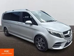 Silver Used 2019 Mercedes V300 AMG line MPV | £36,950
