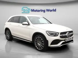 White Used 2020 Mercedes GLC300 AMG Line Premium Estate | £27,500 (Fair price)