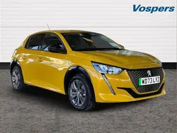 Yellow Used 2024 Peugeot e-208 Allure+ Hatchback | £15,000 (Good price)