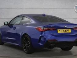 Blue Used 2021 BMW M440 Comfort Edition Sedan | £32,950 (A bit pricey)