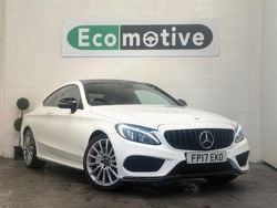 White Used 2017 Mercedes C200 AMG Line Premium Plus Coupe | £15,995 (A bit pricey)