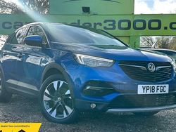 Blue Used 2018 Vauxhall Grandland X Sport SUV | £8,450 (Fair price)