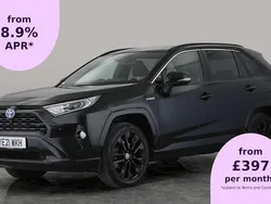 Black Used 2021 Toyota RAV4 Hybrid Edition SUV | £25,781 (A bit pricey)
