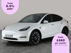 White Used 2023 Tesla Model Y Performance SUV | £30,821 (Fair price)