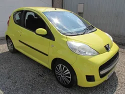 Yellow Used 2009 Peugeot 107 Hatchback | £4,490 (Fair price)