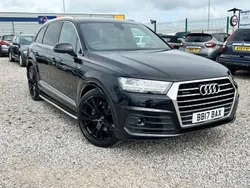Black Used 2017 Audi Q7 S-Line SUV | £19,995 (Fair price)