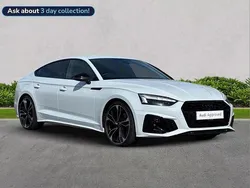 White Used 2023 Audi A5 Sportback Black Edition Hatchback | £33,040 (Expensive)