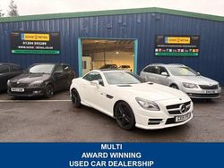 White Used 2015 Mercedes SLK250 AMG Cabriolet | £7,795 (Fair price)