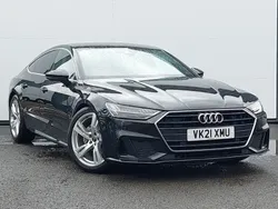 Black Used 2021 Audi A7 S-Line Hatchback | £27,998 (Fair price)